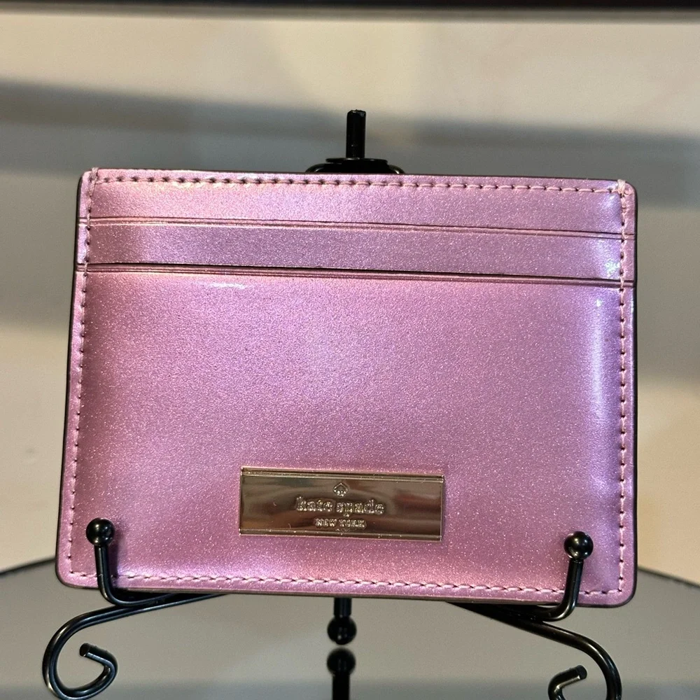 Kate Spade Kenzie Quartz Pink Boxed Small Cardholder Wallet